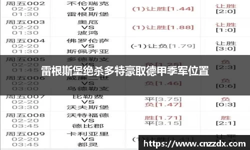 雷根斯堡绝杀多特豪取德甲季军位置